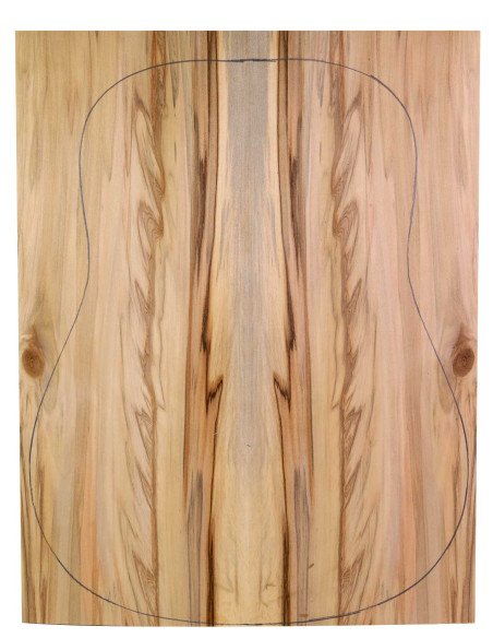 Red Gum + Red Gum Plywood Acoustic Guitar Backs | Maderas Barber