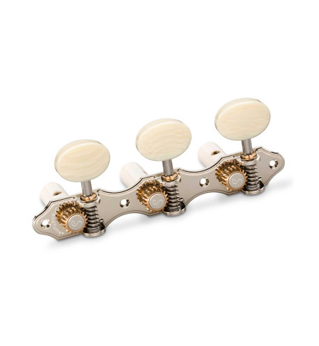 Clavijero Schaller GrandTune Classic Hauser Níquel Polybone Post Blanco | Maderas Barber