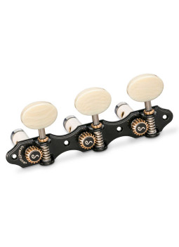 Mécanique Schaller GrandTune Classic Hauser noir chromé polybone Tige Blanche Deluxe