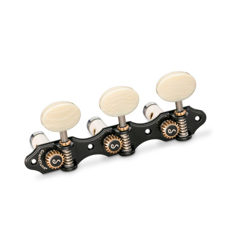 Mécanique Schaller GrandTune Classic Hauser noir chromé polybone Tige Blanche Deluxe
