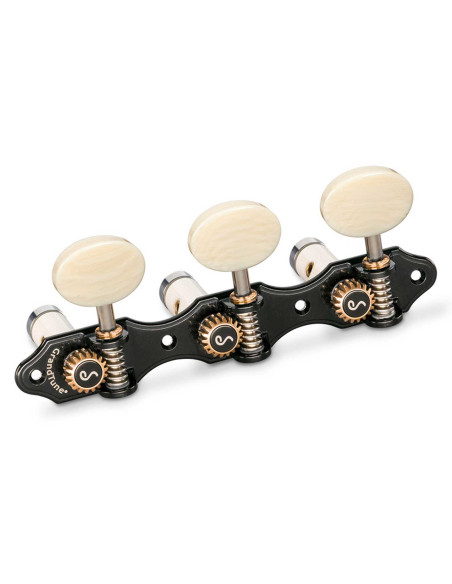 Clavijero Schaller GrandTune Classic Hauser Negro Cromado Polybone Post Blan | Maderas Barber