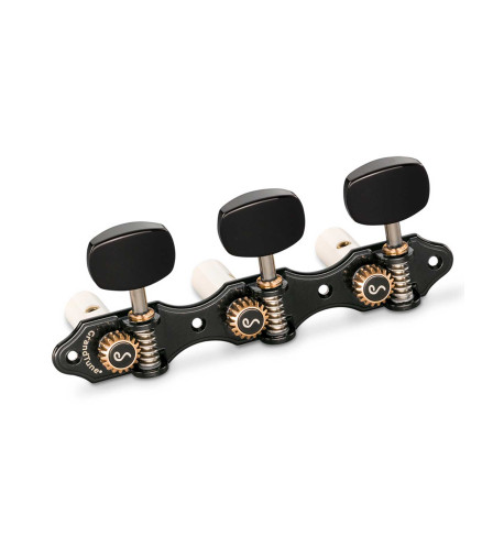 Clavijero Schaller GrandTune Classic Hauser Negro Cromado Acrílico Negro Post Blanco | Maderas Barber