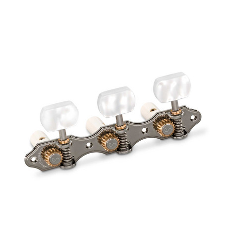 Clavijero Schaller GrandTune Classic Hauser Rutenio Botón Perlado Post Blanco| Maderas Barber