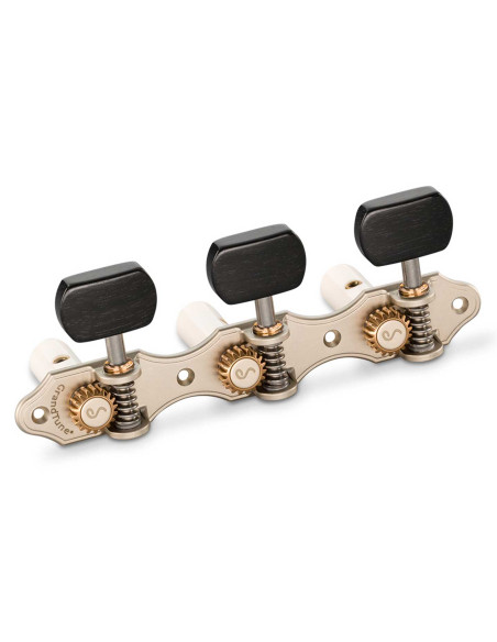 Clavijero Schaller GrandTune Classic Hauser Satinado Ébano Post Blanco| Maderas Barber