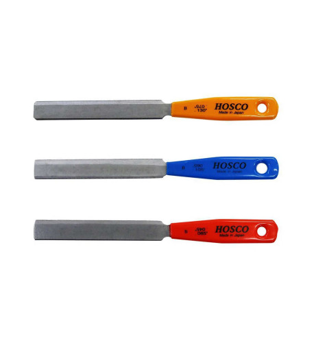 Jeu de 3 limes pour sillet basse Hosco TL-NF3B | Maderas Barber