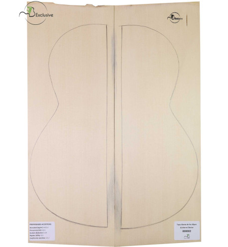 Alpine Spruce Classical Guitar Top MB Exclusive Nº 000002