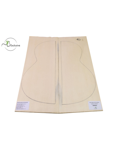 Alpine Spruce Classical Guitar Top MB Exclusive Nº 000002