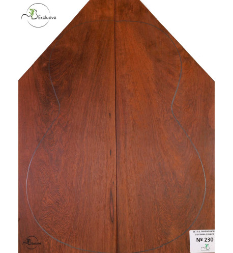 Madagascar Rosewood Set No. 230 for Classical Guitar MB Exclusive