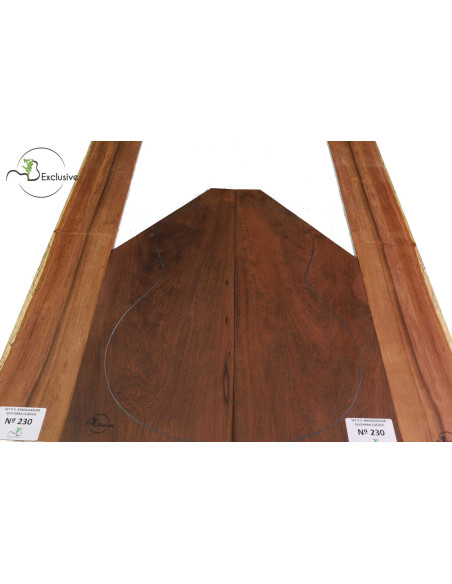 Madagascar Rosewood Set No. 230 for Classical Guitar MB Exclusive
