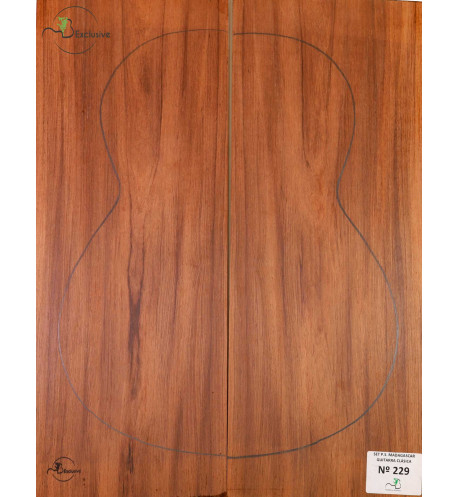 Juego Palo Santo Madagascar Guitarra Clásica MB Exclusive Nº 229