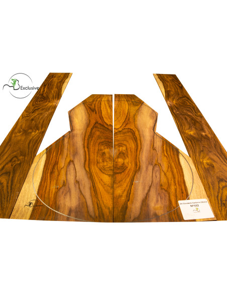 Jeu Cocobolo Guitare Classique MB Exclusive Nº 332