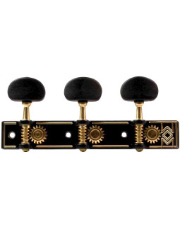 Aparicio Classical Guitar Machine Head Coruña Model Black-Bronze/Ebony