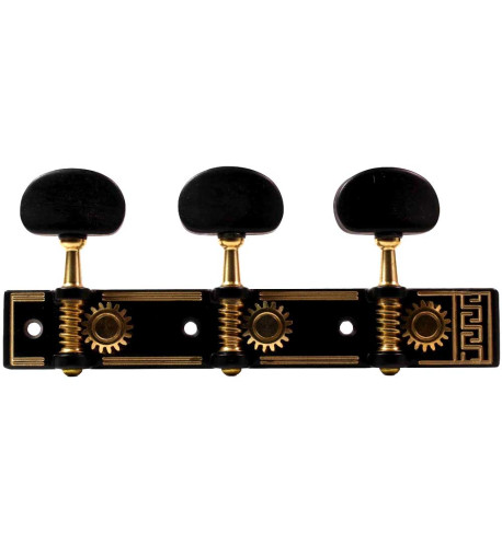 Mécanique Aparicio Guitare Classique Modèle Vigo Noir-Bronze/Ébène | Maderas Barber