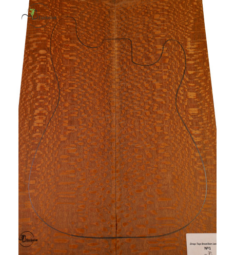 Drop Top Brazilian Lacewood MB Exclusive Nº1 | Maderas Barber