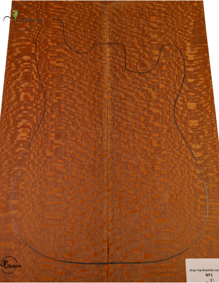 Drop Top Brazilian Lacewood MB Exclusive Nº1 | Maderas Barber