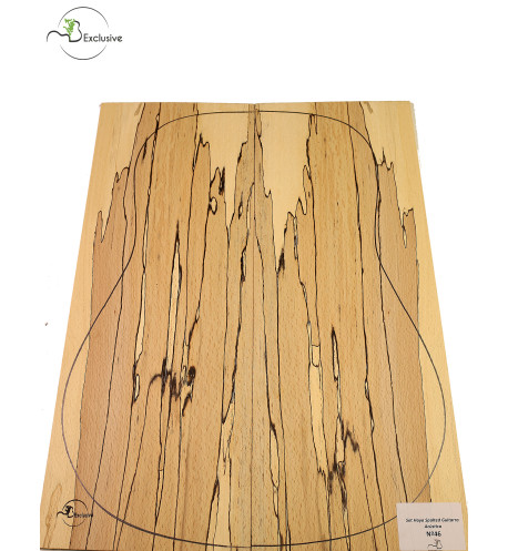 Juego Haya Spalted 46 Guitarra Acústica | Maderas Barber