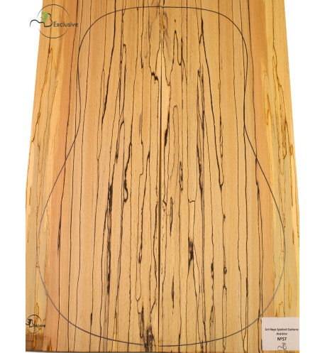 Juego Haya Spalted Guitarra Acústica MB Exclusive Nº57 | Maderas Barber