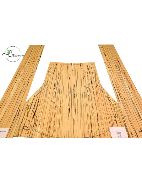 Spalted Beech Set Nº 53 MB Exclusive Acoustic Guitar | Maderas Barber