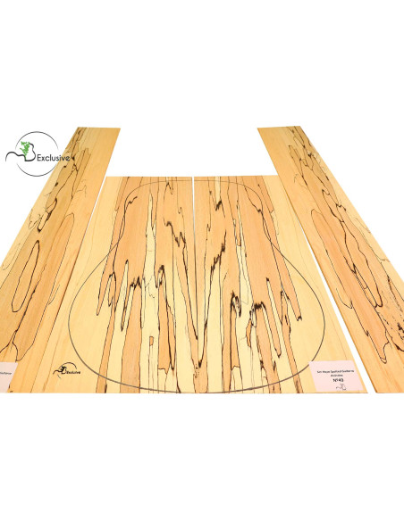 Spalted Beech Set Nº 49 Acoustic Guitar MB Exclusive | Maderas Barber
