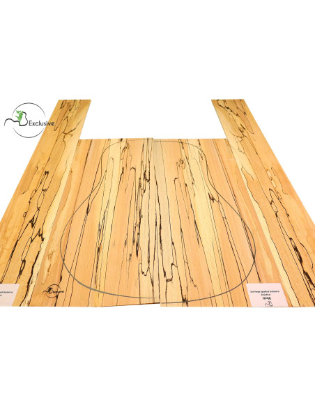 Spalted Beech Set Nº 48 Acoustic Guitar MB Exclusive | Maderas Barber