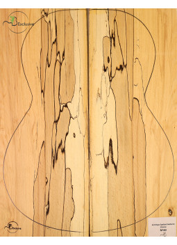 Juego Haya Spalted Guitarra Clásica MB Exclusive Nº40 | Maderas Barber