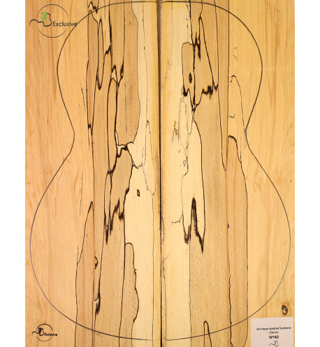 Juego Haya Spalted Guitarra Clásica MB Exclusive Nº40 | Maderas Barber