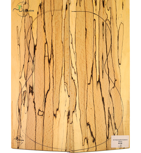 Spalted Beech Set Nº 38 Classical Guitar MB Exclusive  | Maderas Barber