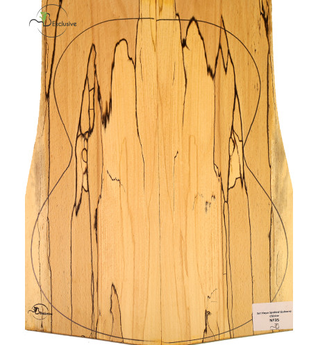 Juego Haya Spalted Guitarra Clásica MB Exclusive Nº35 | Maderas Barber