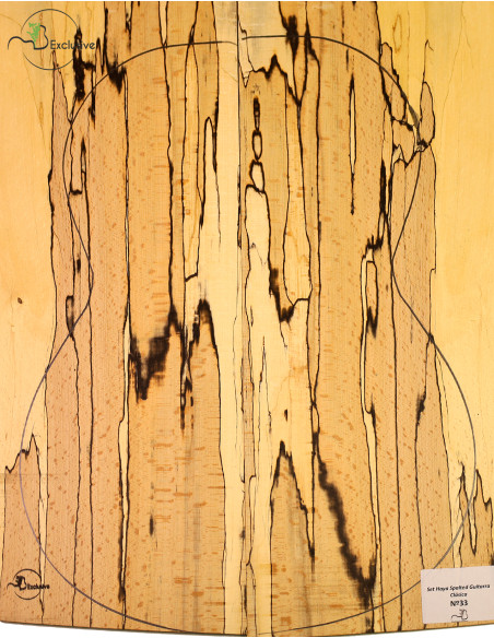 Juego Haya Spalted Guitarra Clásica MB Exclusive Nº33 | Maderas Barber