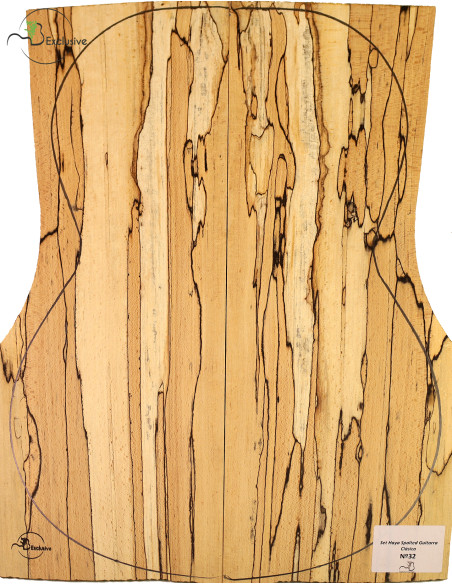 Spalted Beech Set ClassicalGuitar MB Exclusive Nº32 | Maderas Barber