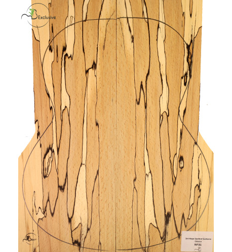 Spalted Beech Set  Classical Guitar MB Exclusive Nº 31 | Maderas Barber