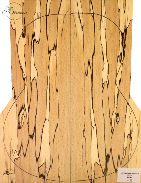 Spalted Beech Set  Classical Guitar MB Exclusive Nº 31 | Maderas Barber