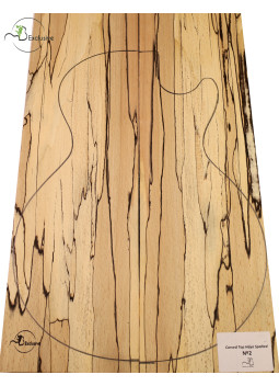 Carved Top Hêtre Spalted MB Exclusive Nº2 | Maderas Barber