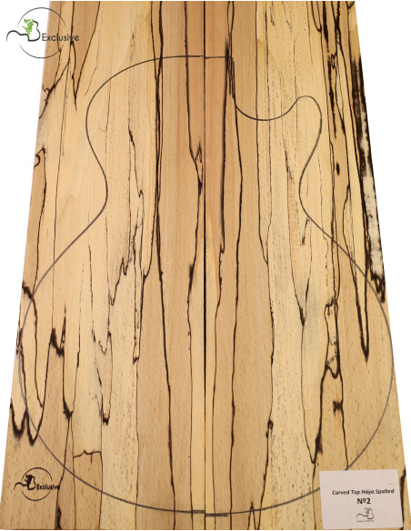 Carved Top Hêtre Spalted MB Exclusive Nº2 | Maderas Barber