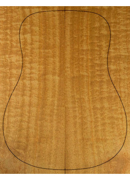 Quilted Sapele Acoustic Guitar Backs | Maderas Barber