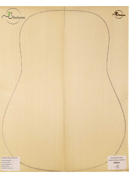 Table Épicéa Européen Nº 000015 Guitare Classique/Acoustique MB Exclusive