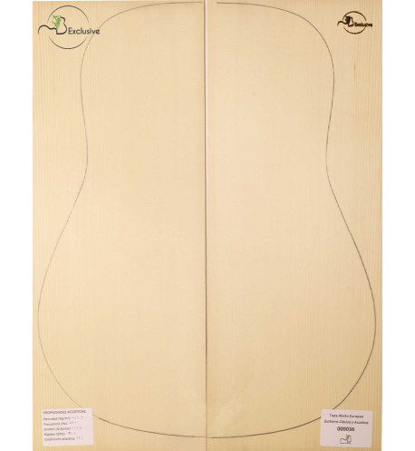 Table Épicéa Européen Nº 000036 Guitare Classique/Acoustique MB Exclusive
