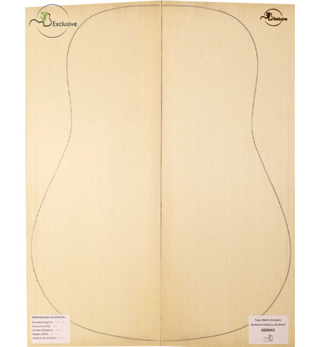 Tapa Abeto Europeo Nº 000042 Guitarra Clásica/Acústica MB Exclusive