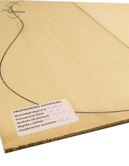 Table Épicéa Européen Nº 000047 Guitare Classique/Acoustique MB Exclusive