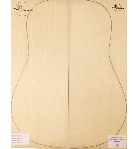 European Spruce Classical/Acoustic Guitar Top MB Exclusive Nº 000047