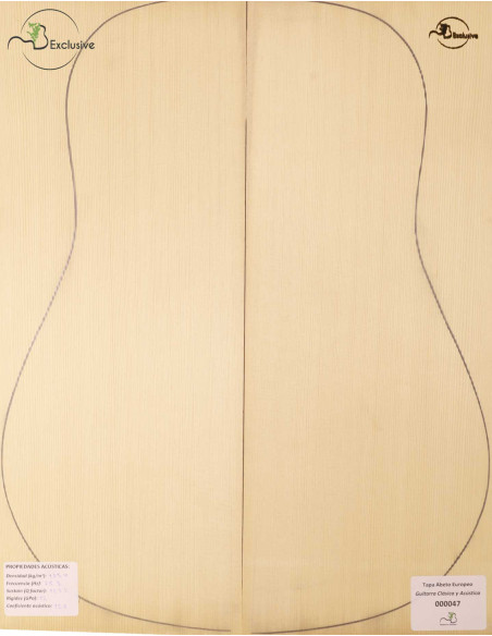 European Spruce Classical/Acoustic Guitar Top MB Exclusive Nº 000047