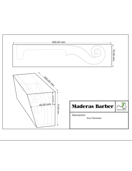 A Curly Maple Violin Neck | Maderas Barber