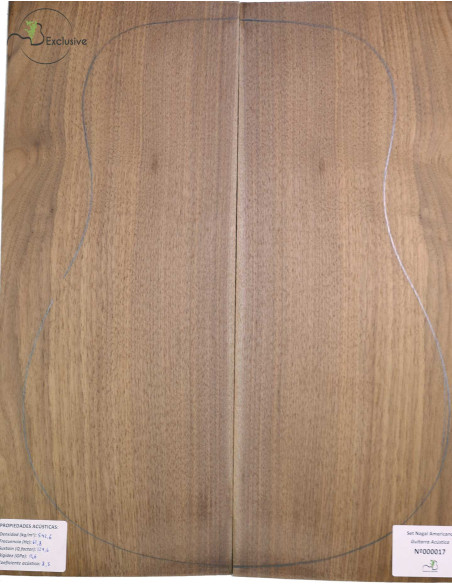 American Walnut Set MB Exclusive Nº 96 Acoustic Guitar|Maderas Barber