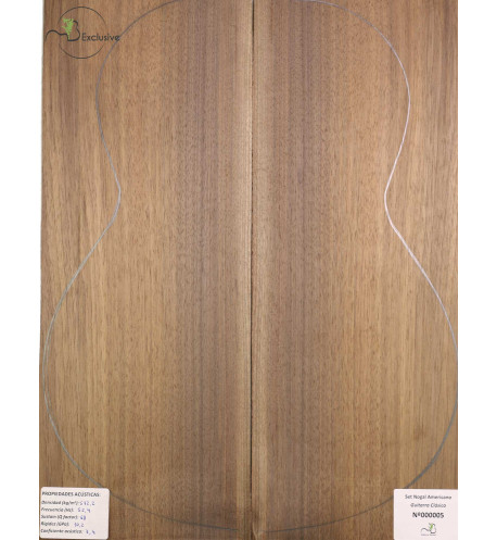 American Walnut Set MB Exclusive Nº 82 Classical Guitar|Maderas Barber