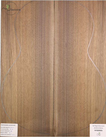 American Walnut Set MB Exclusive Nº 82 Classical Guitar|Maderas Barber