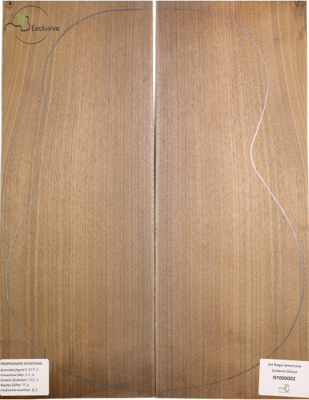 American Walnut Set MB Exclusive Nº 79 Classic Guitar|Maderas Barber