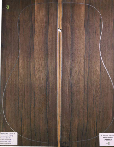 Jeu Malaysian Blackwood MB Exclusive Nº182 Guitare Acoustique|Maderas Barber
