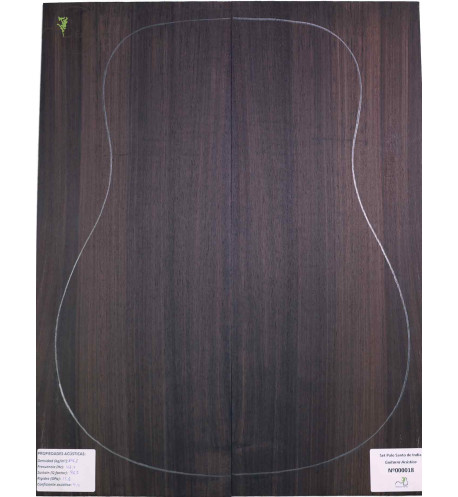 Juego Palo Santo India Guitarra Acústica MB Exclusive Nº152| Maderas Barber