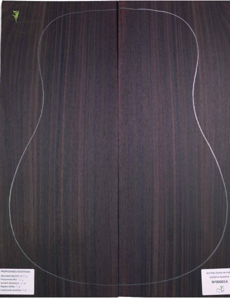 Jeu Palissandre Indien  MB Exclusive Nº148 Guitare Acoustique|Maderas Barber