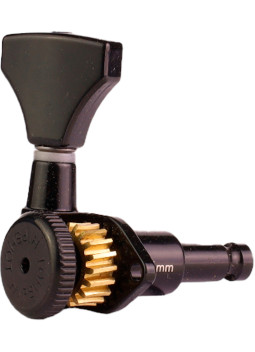 Kit d'accordeur de guitare 6 Inline Grip-Lock™ Noir Ouvert Hipshot